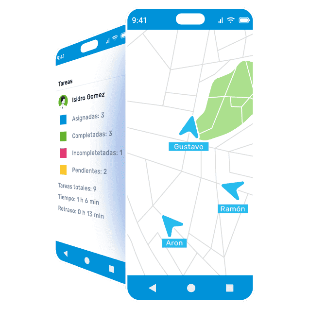 Aplicación X-GPS Monitor con ubicación en tiempo real y control de tareas del personal en campo