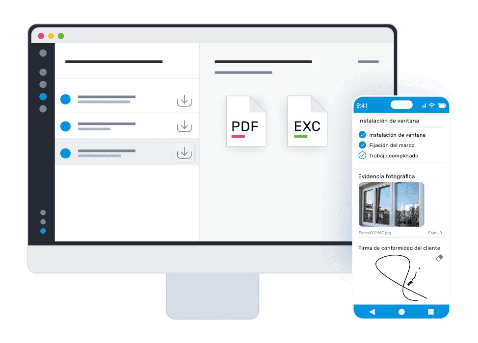 Plataforma Leptón GPS con generación de reportes en PDF y Excel y app móvil para control de servicios