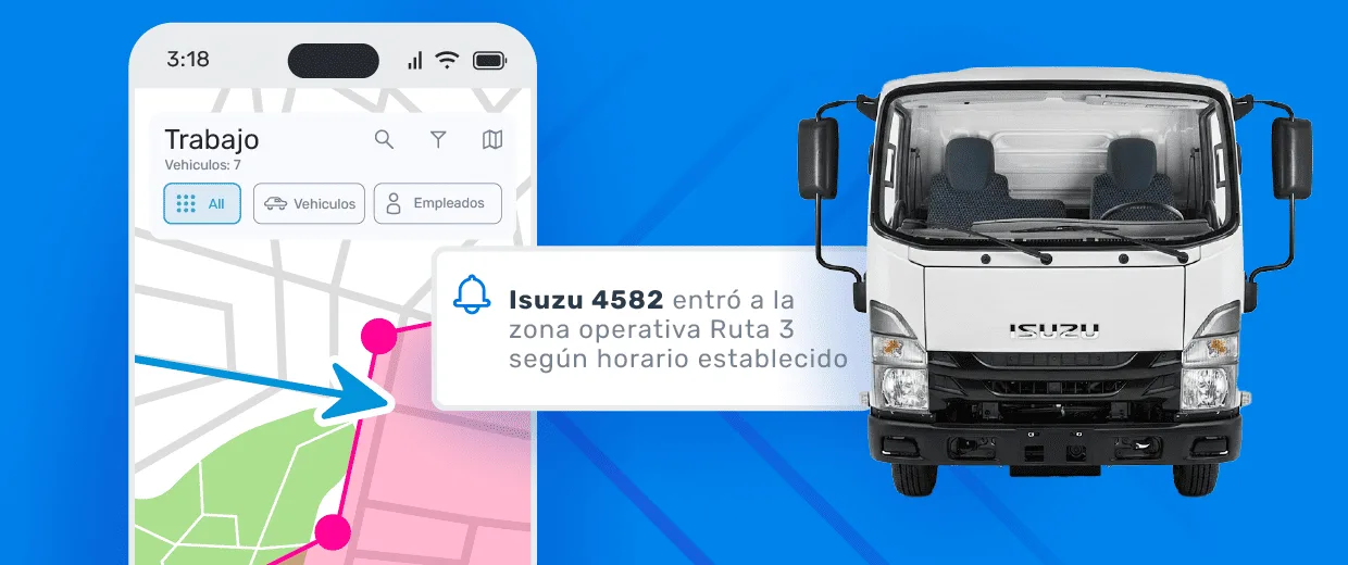 Alertas inteligentes y geocercas operativas